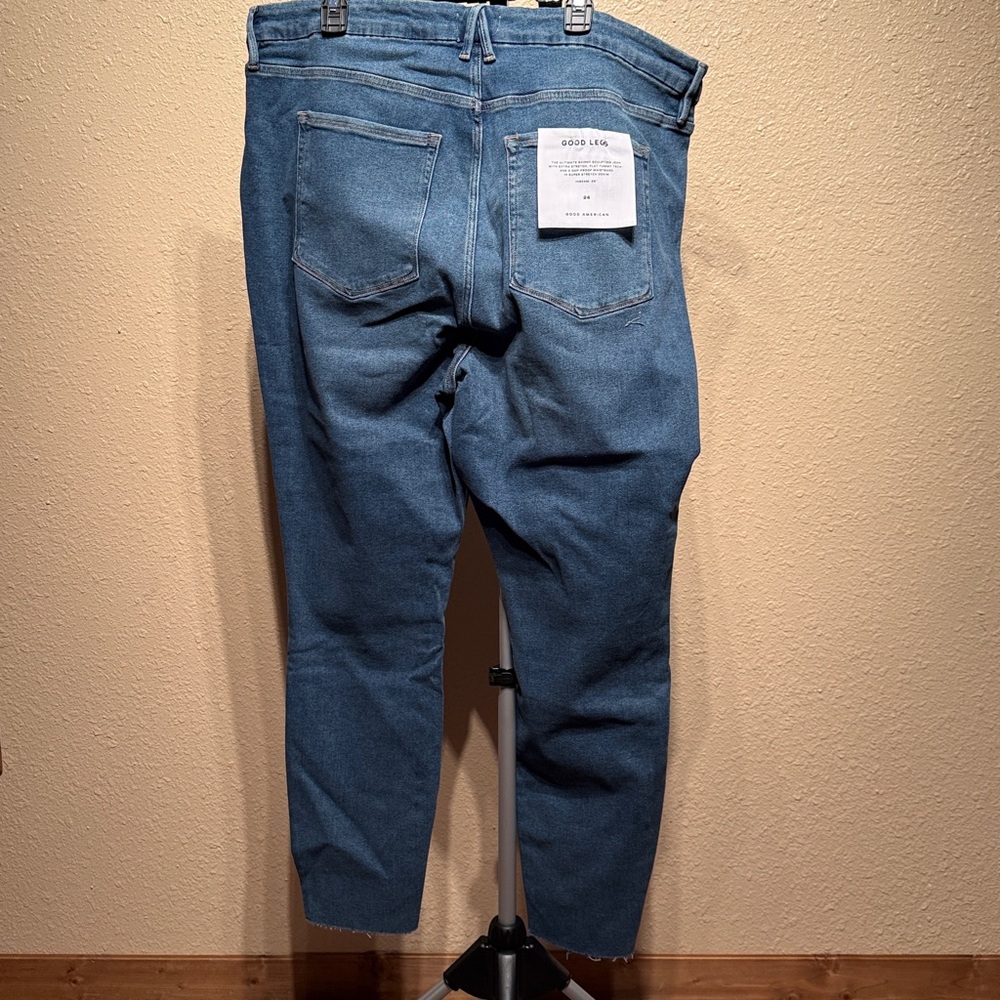 Women’s skinny sculpting jeans plus size 24 extra stretch tummy control $169 nwt - Picture 5 of 8